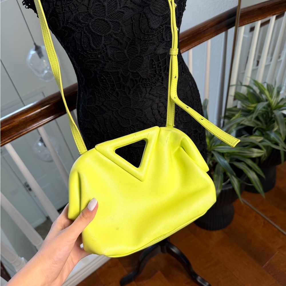 Bottega Veneta Neon Yellow Crossbody Bag